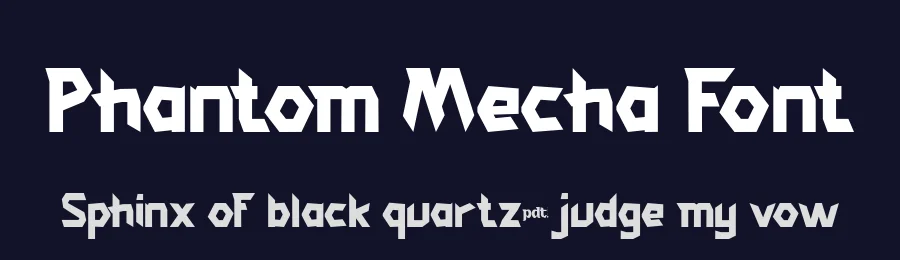 Phantom Mecha Font by productype — Decorative Font — thumbnail 2