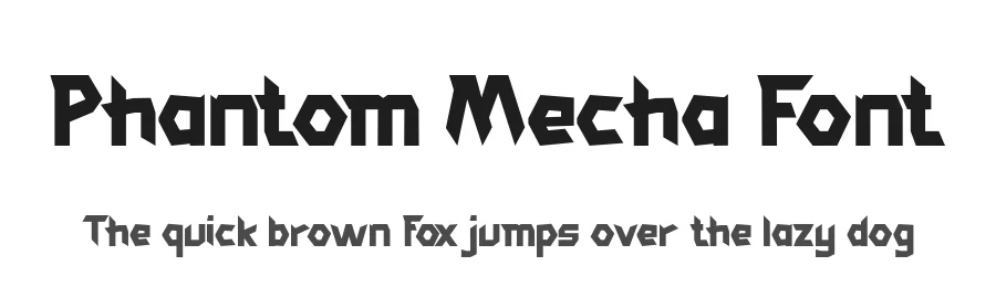 Phantom Mecha Font by productype — Decorative Font
