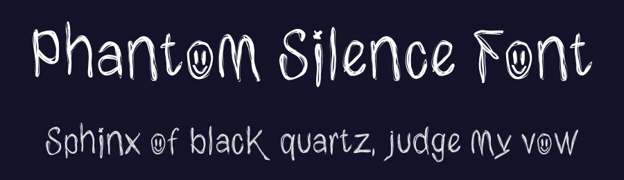 Phantom Silence Font by Enxyclo Studio — Display Font — thumbnail 2