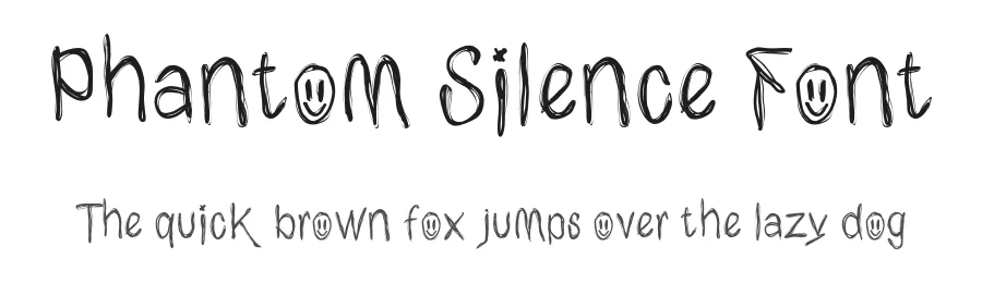 Phantom Silence Font by Enxyclo Studio — Display Font