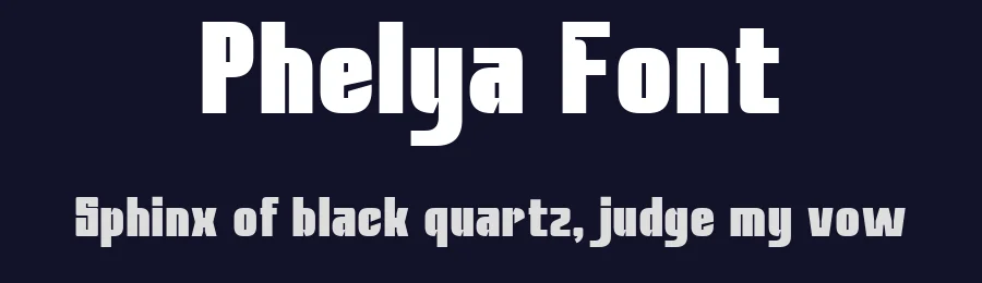 Phelya Font by madeDeduk — Display Font — thumbnail 2