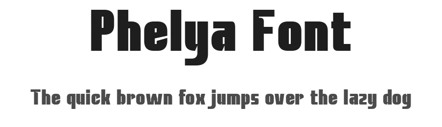 Phelya Font by madeDeduk — Display Font