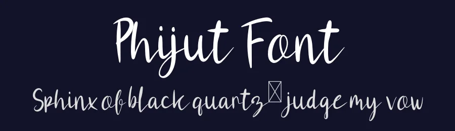 Phijut Font by khalwastudio — Script Handwritten Font — thumbnail 2