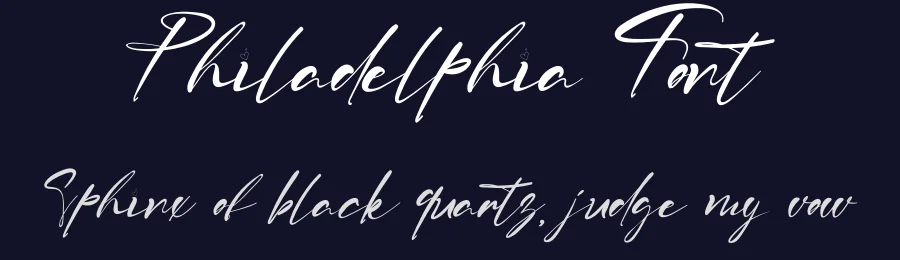 Philadelphia Font by typesme.com — Script Handwritten Font — thumbnail 2