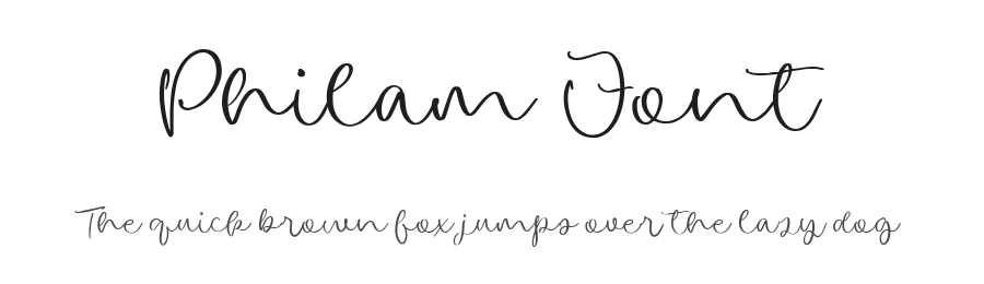Philam Font by metafontsy — Script Handwritten Font