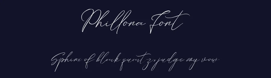 Phillona Font by metafontsy — Script Handwritten Font — thumbnail 2