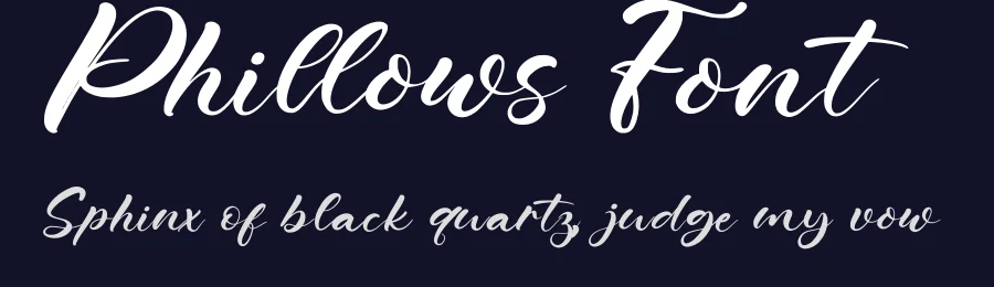Phillows Font by Dhabee — Script Handwritten Font — thumbnail 2