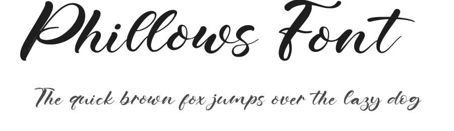 Phillows Font by Dhabee — Script Handwritten Font