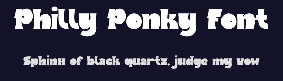 Philly Ponky Font by BRAINWAVES STUDIO — Display Font — thumbnail 2