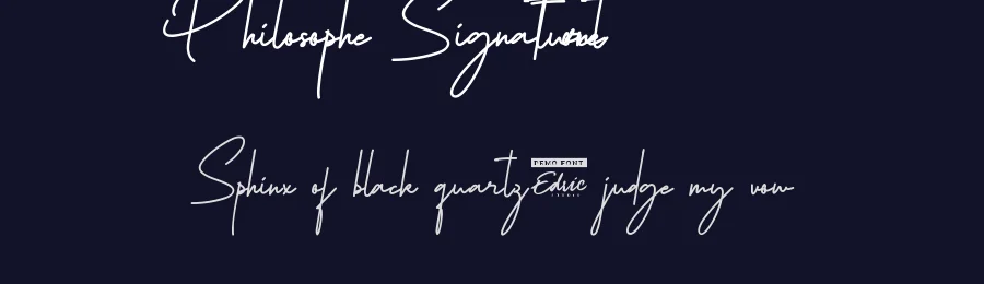 Philosophe Signature Font by edricstudio — Script Handwritten Font — thumbnail 2