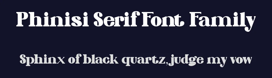 Phinisi Serif Font Family by jetsmax — Serif Font — thumbnail 2