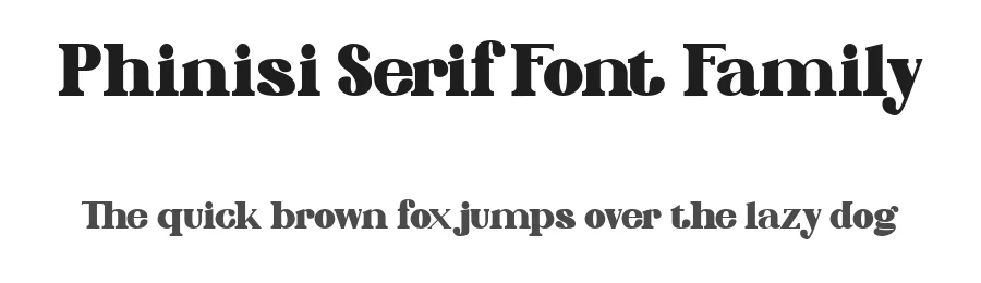 Phinisi Serif Font Family by jetsmax — Serif Font