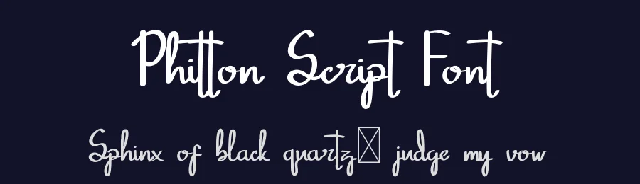 Phitton Script Font by edricstudio — Script Handwritten Font — thumbnail 2