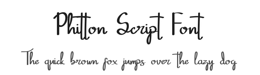 Phitton Script Font by edricstudio — Script Handwritten Font