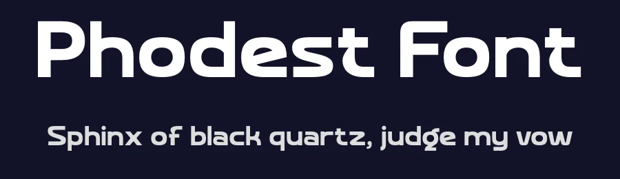 Phodest Font by Creavibes Design — Sans Serif Font — thumbnail 2