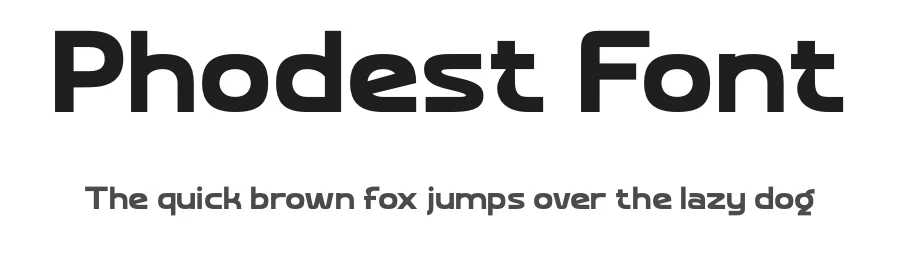 Phodest Font by Creavibes Design — Sans Serif Font