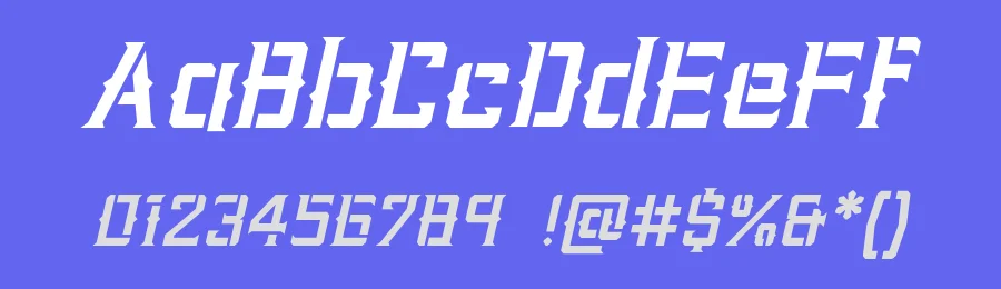 Phola Diablo Oblique Font by rainbombstudio — Decorative Font — thumbnail 3