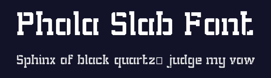 Phola Slab Font by rainbombstudio — Slab Serif Font — thumbnail 2