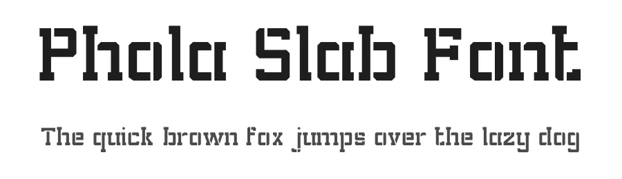Phola Slab Font by rainbombstudio — Slab Serif Font