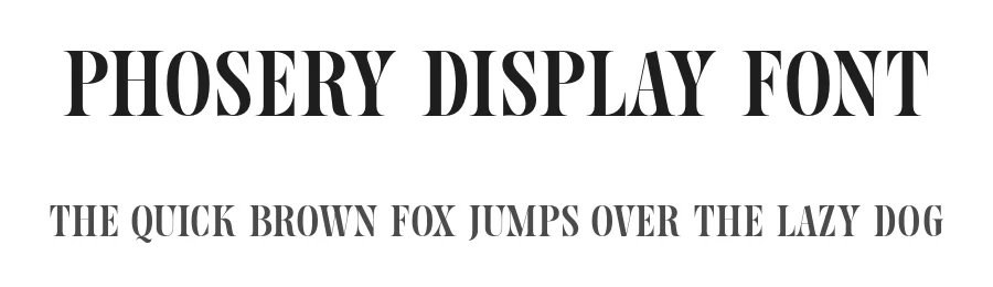 Phosery Display Font by genetypeco — Display Font