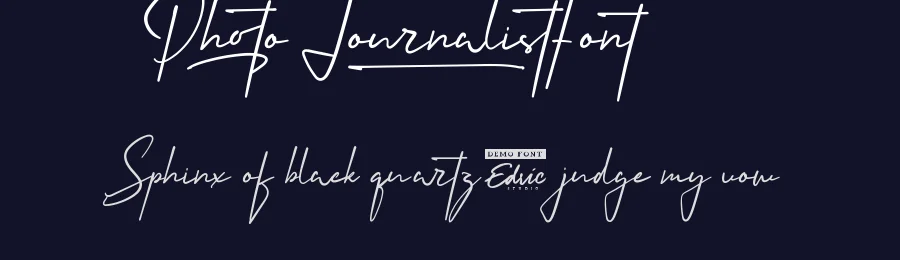 Photo Journalist Font by edricstudio — Script Handwritten Font — thumbnail 2