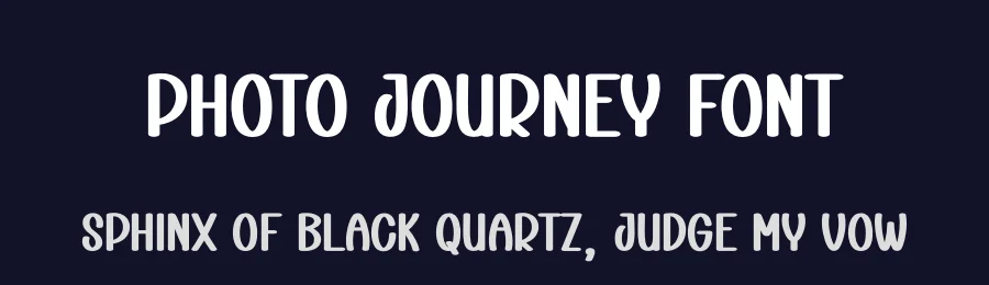 Photo Journey Font by creativeletter — Display Font — thumbnail 2