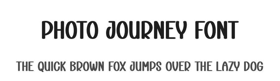 Photo Journey Font by creativeletter — Display Font