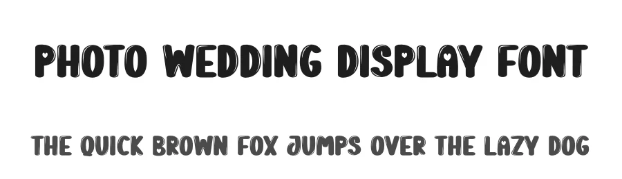 Photo Wedding Display Font by creativeletter — Display Font