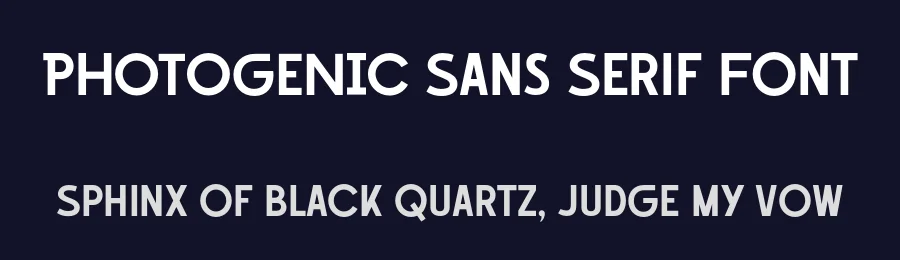 Photogenic Sans Serif Font by Sensatype Studio — Sans Serif Font — thumbnail 2