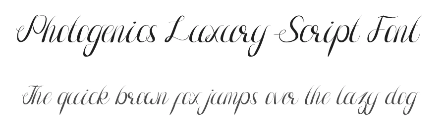 Photogenics Luxury Script Font by edricstudio — Script Handwritten Font