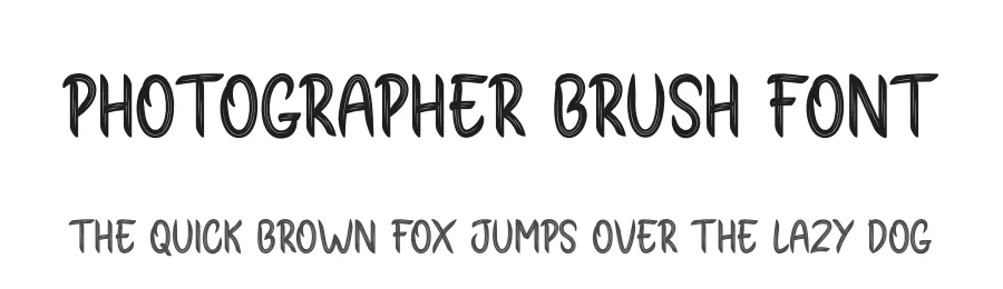 Photographer Brush Font by andikastudio — Script Handwritten Font
