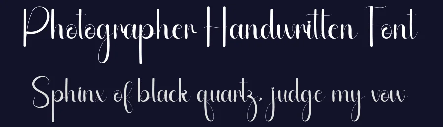 Photographer Handwritten Font by andikastudio — Script Handwritten Font — thumbnail 2