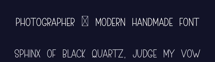 Photographer – Modern Handmade Font by freshtypeink — Display Font — thumbnail 2