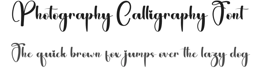 Photography Calligraphy Font by andikastudio — Script Handwritten Font