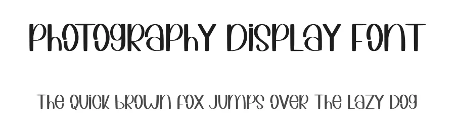 Photography Display Font by inermediaSTUDIO — Display Font