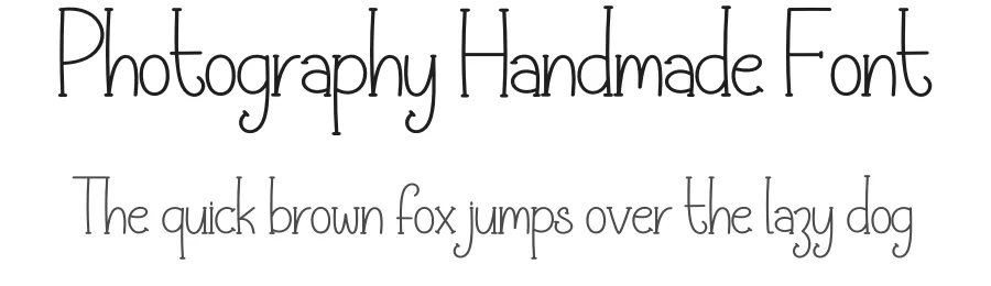 Photography Handmade Font by creativeletter — Display Font