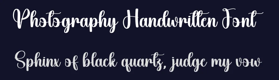 Photography Handwritten Font by andikastudio — Script Handwritten Font — thumbnail 2