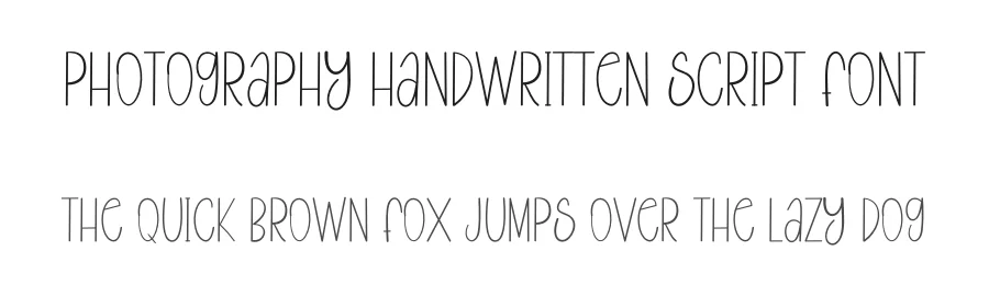 Photography Handwritten Script Font by freshtypeink — Display Font