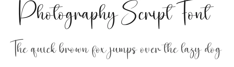 Photography Script Font by andikastudio — Script Handwritten Font