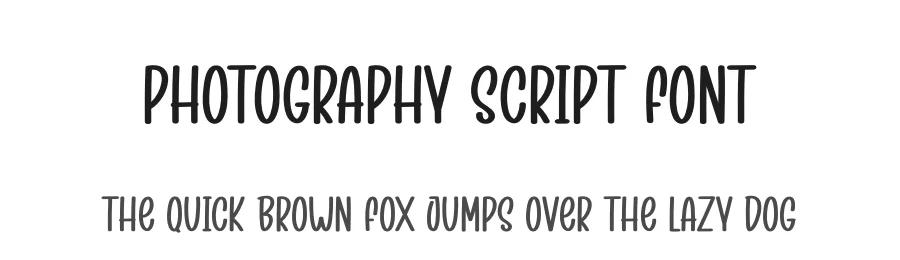 Photography Script Font by creativeletter — Display Font