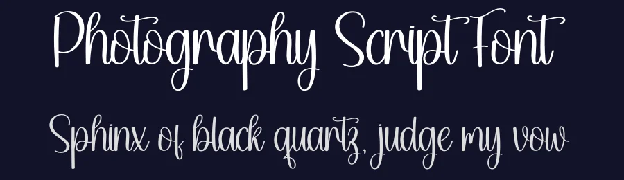 Photography Script Font by creativeletter — Script Handwritten Font — thumbnail 2