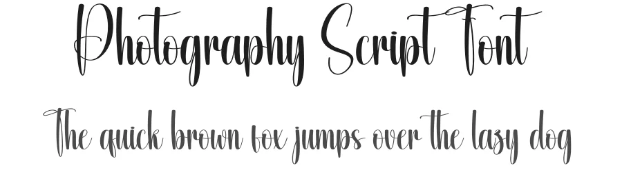 Photography Script Font by creativeletter — Script Handwritten Font