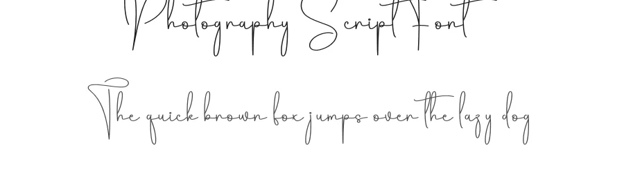 Photography Script Font by andikastudio — Script Handwritten Font