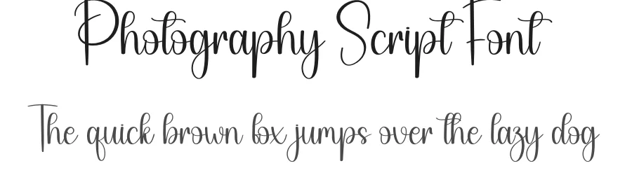 Photography Script Font by creativeletter — Script Handwritten Font