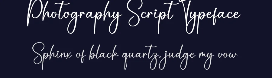 Photography Script Typeface by creativeletter — Script Handwritten Font — thumbnail 2