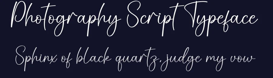 Photography Script Typeface by creativeletter — Script Handwritten Font — thumbnail 2