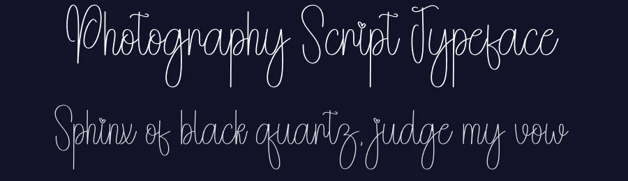 Photography Script Typeface by andikastudio — Script Handwritten Font — thumbnail 2