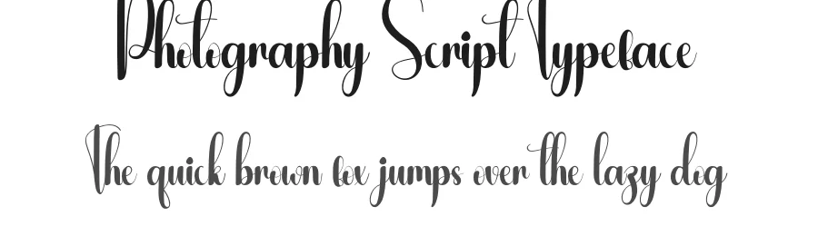 Photography Script Typeface by andikastudio — Script Handwritten Font