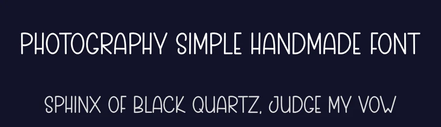 Photography Simple Handmade Font by inermediaSTUDIO — Display Font — thumbnail 2
