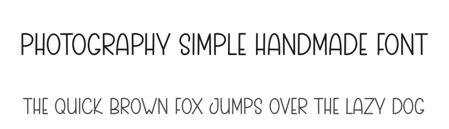 Photography Simple Handmade Font by inermediaSTUDIO — Display Font